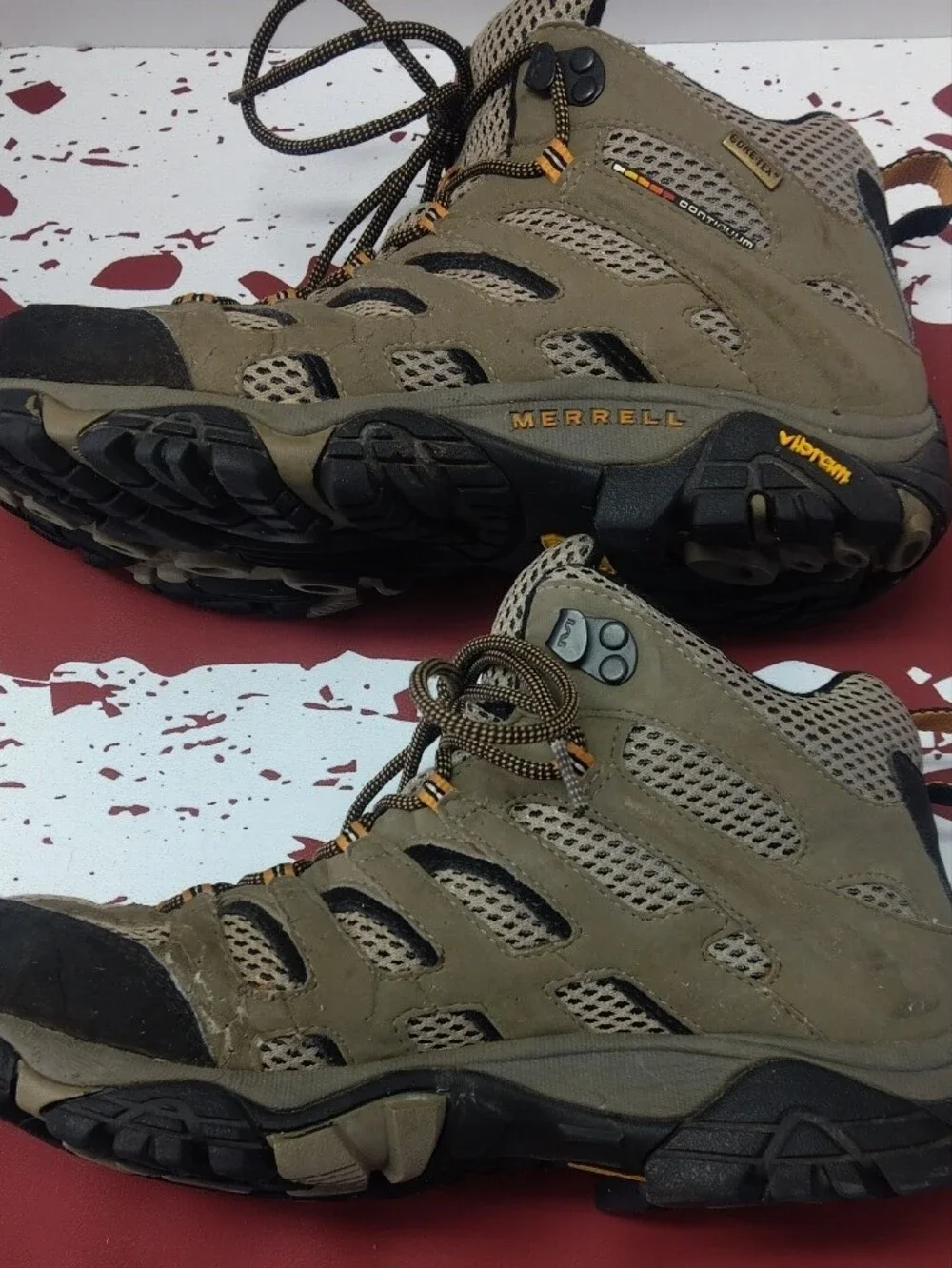 Merrell Olive and Black Trail Boots